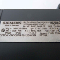 Siemens Synchronservomotor 1FT6084-8AH71-1AG1 NOV