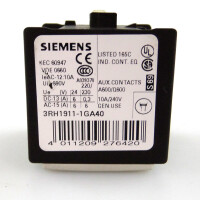Siemens Hilfsschalterblock 3RH1911-1GA40 (3Stk) GEB