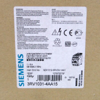 Siemens Leistungsschalter 3RV1031-4AA15 OVP