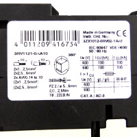 Siemens Leistungsschalter 3RV1121-0AA10 OVP