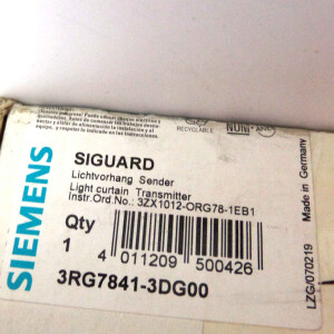 Siemens Lichtvorhang Sender 3RG7841-3DG00 OVP