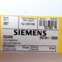 Siemens Lichtvorhang Sender 3RG7841-3DG00 OVP