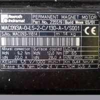 INDRAMAT Servomotor MAC093A-0-LS-2-C/130-A-1/S001 235519 GEB