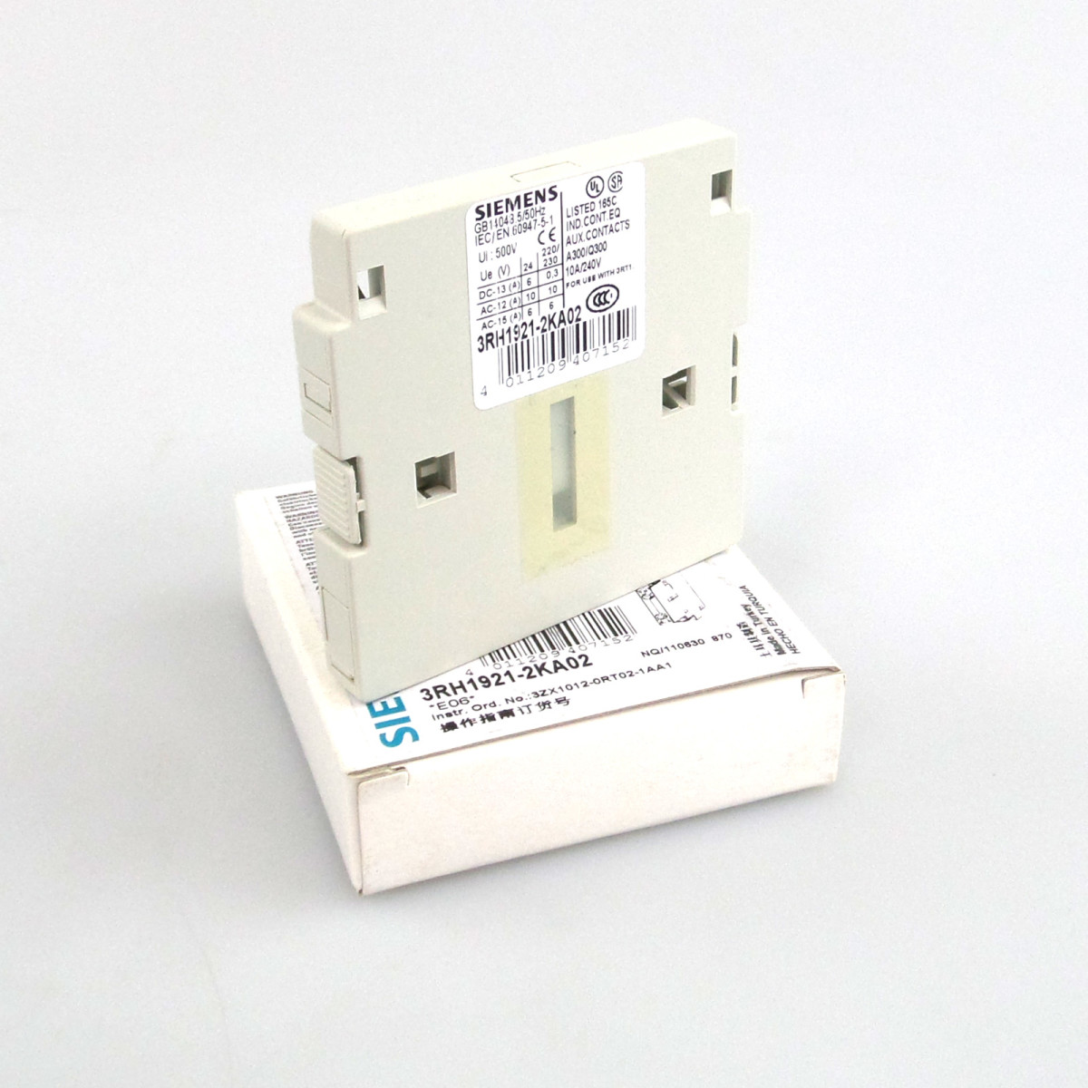 Siemens Hilfsschalter 3RH1921-2KA02 OVP