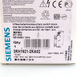 Siemens Hilfsschalter 3RH1921-2KA02 OVP