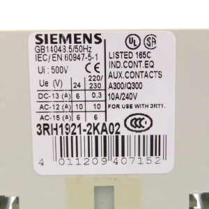 Siemens Hilfsschalter 3RH1921-2KA02 OVP