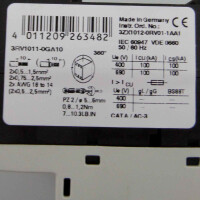 Siemens Leistungsschalter 3RV1011-0GA10 NOV