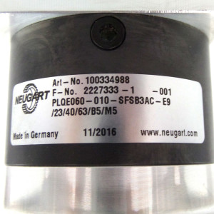 NEUGART Planetengetriebe PLQE060-010-SFSB3AC-E9/23/40/63/B5/M5 i=10 GEB
