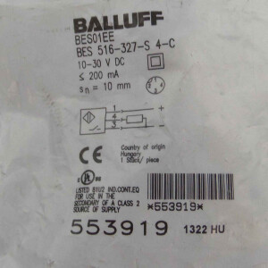 Balluff induktiver Sensor BES01EE BES 516-327-S4-C OVP