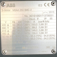 ABB Käfigläufermotor M3AA 250SMC 2 3GAA251033-ADG NOV