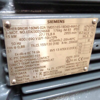 Siemens SIMOTICS XP NSP-Motor 1MD5165-1BD60-4AA1-Z NOV
