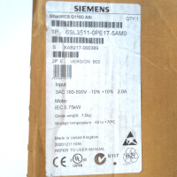 Sinamics G110D AC-Drive 6SL3511-0PE17-5AM0 Version: B02 OVP