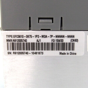 Rexroth Frequenzumrichter EFC5610-0K75-1P2-MDA-7P-NNNNN-NNNN R912005740 NOV