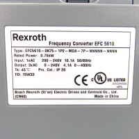 Rexroth Frequenzumrichter EFC5610-0K75-1P2-MDA-7P-NNNNN-NNNN R912005740 NOV