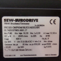 SEW Getriebemotor PSC321 CMP50M/BK/KY/AK0H/SB1 i=10 GEB