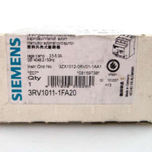 Siemens Leistungsschalter 3RV1011-1FA20 OVP