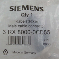 Siemens Kupplungsstecker 3RX8000-0CD55 OVP