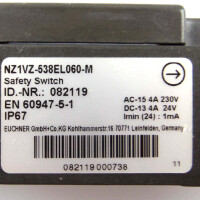 Euchner Sicherheitsschalter NZ1VZ-538EL060-M 082119 GEB