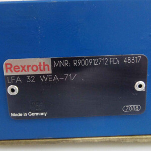 Rexroth LFA Steuerdeckel LFA 32 WEA-71/ R900912712 NOV