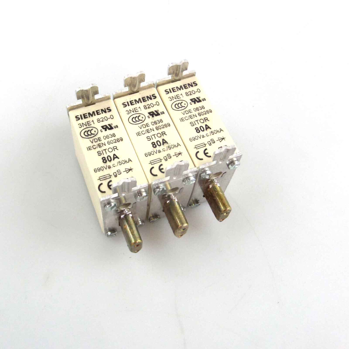 Siemens HLS-Sicherungseinsatz 3NE1 820-0 (3Stk.) GEB