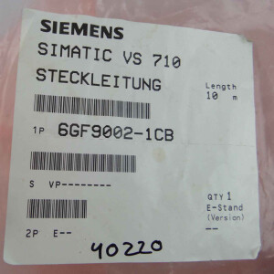 Siemens VS710 Kabel 6GF9002-1CB 10m OVP