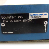 Rexroth Mannesmann LFA Steuerdeckel LFA 25 DREV-65/006 00448734 NOV
