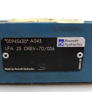 Rexroth LFA Steuerdeckel LFA 25 DREV-70/006 00945630 NOV