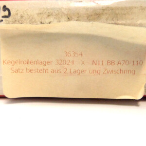 SKF Kegelrollenlager-Satz 36354 / 32024 OVP