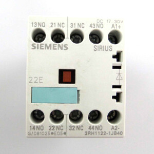 Siemens Hilfsschütz 3RH1122-1JB40 NOV
