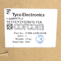 Tyco Electronics Netzentstörfilter F7888-230BCD10B 230A/50/60Hz OVP