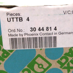 Phoenix Contact Doppelstockklemme UTTB 4 3044814 (15Stk.) OVP