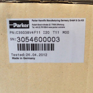 Parker Servo-Drive Compax3 C3S038V4F11 I20 T11 M00 OVP