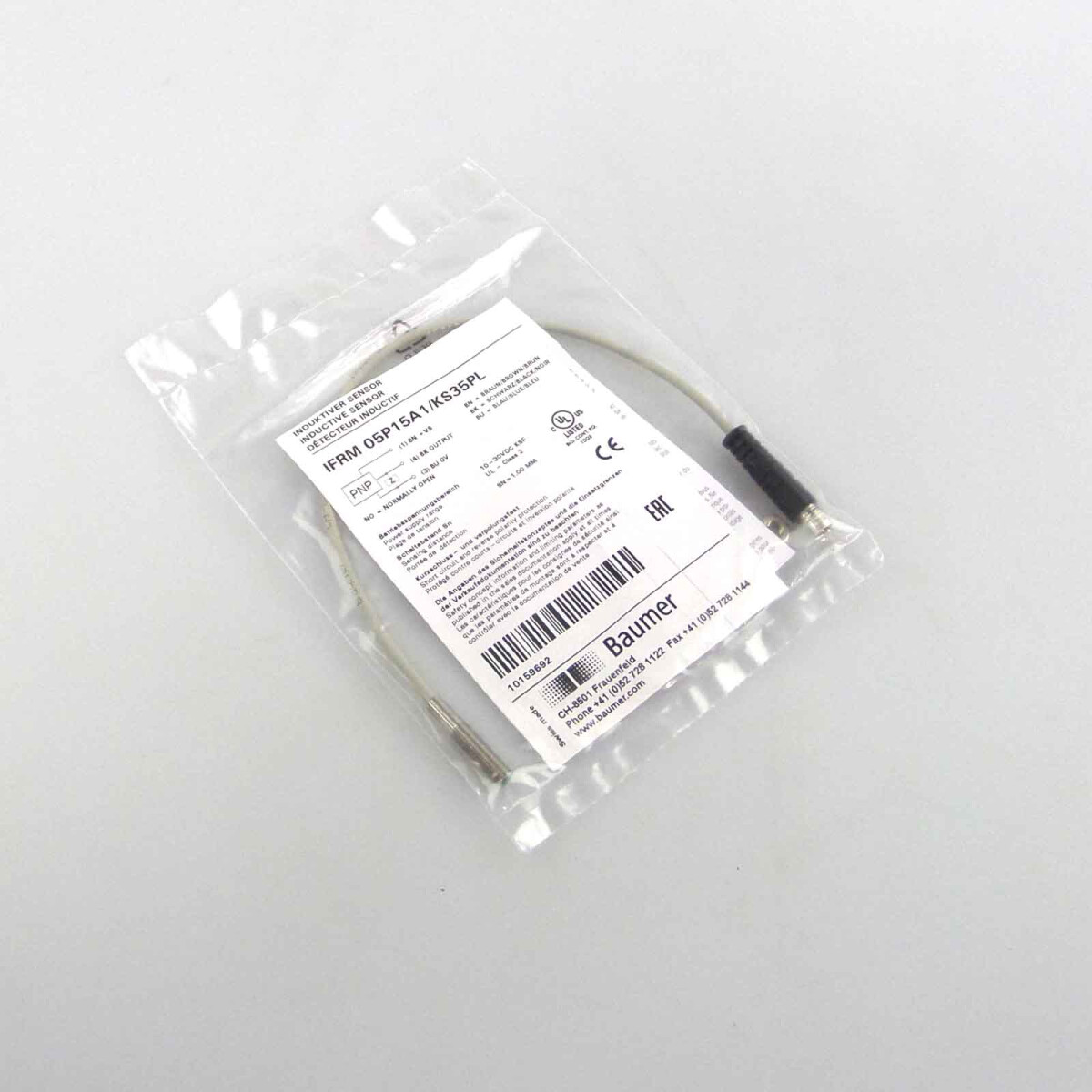 Baumer electric Induktiver Näherungsschalter IFRM 05P15