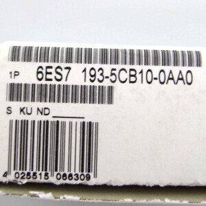 Simatic DP Terminalmodul 6ES7 193-5CB10-0AA0 OVP