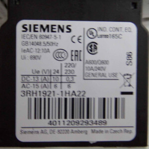 Siemens Schütz 3RT1036-1AP04 GEB
