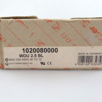 Weidmüller Durchgangsklemme WDU 2.5 BL 1020080000 (86Stk.) OVP