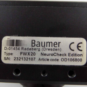 NeuroCheck/Baumer Industriekamera FWX20 OD106800 + C2514-M GEB