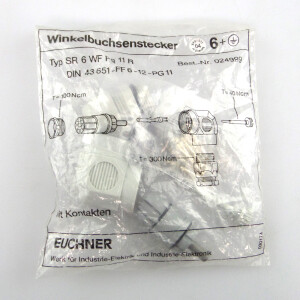 Euchner Winkelbuchsenstecker SR 6 WF Pg 11R 024999 OVP