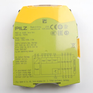Pilz Not-Aus Schaltgerät PNOZ s4 24VDC 3n/o 1n/c 750104 OVP