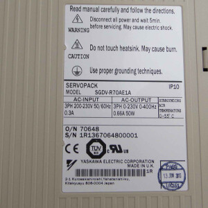 Yaskawa Sigma-5 Servopack SGDV-R70AE1A 50W OVP