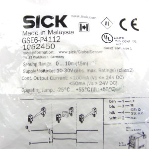 SICK Miniatur-Lichtschranke GSE6-P4112 1052450 OVP
