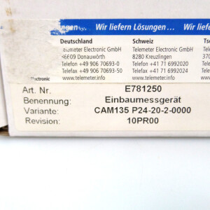 Christ Elektronik Einbaumessgerät CAM135 P24-20-2-0000 24VDC OVP