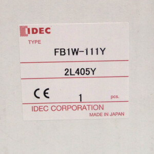 IDEC Gehäuse FB1W-111Y gelb OVP