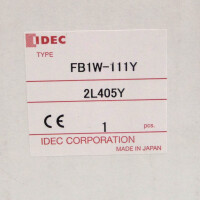 IDEC Gehäuse FB1W-111Y gelb OVP