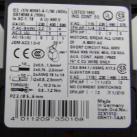 Siemens Schütz 3RT1015-1AV02 NOV