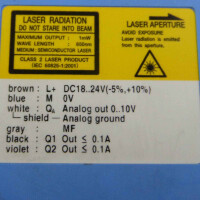 Sick Distanzsensor OD2-P30W04U2 6036577 GEB