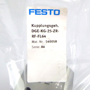 Festo Kupplungsgehäuse DGE-KG-25-ZR-RF-FL64 540058 OVP