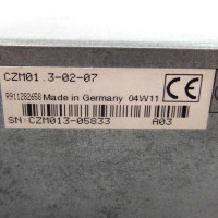 INDRAMAT Ecodrive CZM01.3-02-07 R911282658 GEB