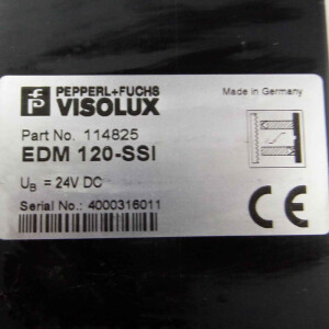 Pepperl+Fuchs VISOLUX Entfernungsmessgerät EDM120-SSI 114825 GEB