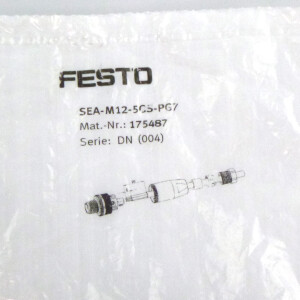 Festo Stecker SEA-M12-5GS-PG7 175487 OVP